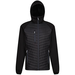 Regatta Professional Navigate Black/Grey Hybrid Jacket 3XL