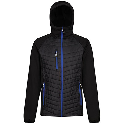 Regatta Professional Navigate Black/Royal Hybrid Jacket