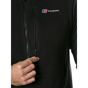 Berghaus Men’s Prism InterActive Polartec Fleece Gilet – Sleeveless, Regular Fit, 100% Polyester