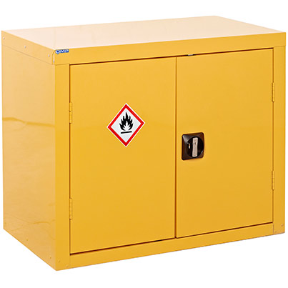 QMP Yellow Hazardous-Substance Cabinet 700mm x 900mm x 460mm