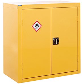 QMP Yellow Hazardous-Substance Cabinet 900mm x 900mm x 460mm