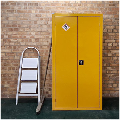 QMP Yellow Hazardous-Substance Cabinet 1800mm x 900mm x 460mm