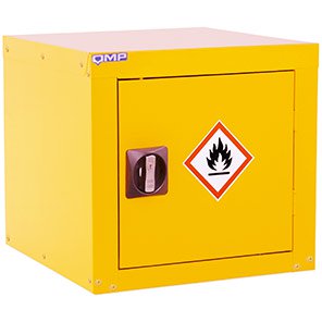 QMP Yellow Hazardous-Substance Cabinet 450mm x 450mm x 450mm