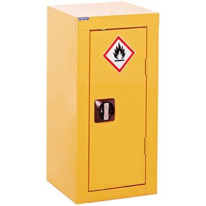 QMP Yellow Hazardous-Substance Cabinet 700mm x 350mm x 300mm