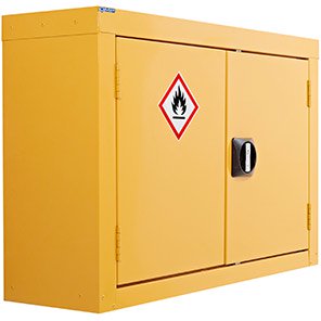 QMP Yellow Hazardous-Substance Cabinet 570mm x 850mm x 255mm