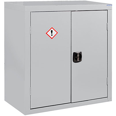 QMP Grey Hazardous-Substance Cabinet 900mm x 900mm x 460mm