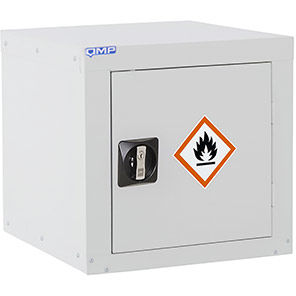 QMP Grey Hazardous-Substance Cabinet 450mm x 450mm x 450mm