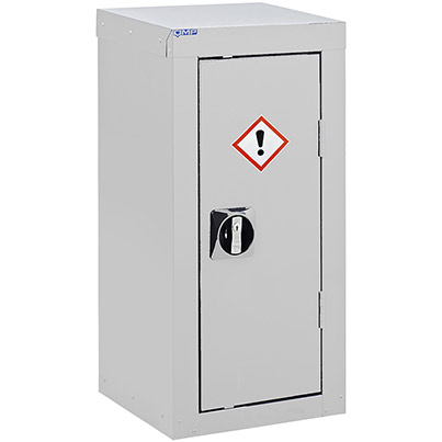 QMP Grey Hazardous-Substance Cabinet 700mm x 350mm x 300mm