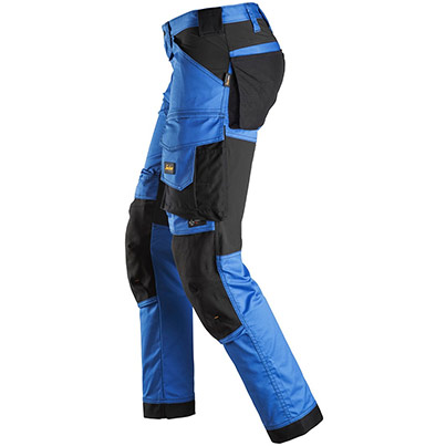 Snickers AllroundWork 6341 Men’s True Blue Trousers with Kneepad Pockets