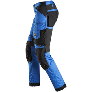 Snickers AllroundWork 6341 Men’s True Blue Trousers with Kneepad Pockets
