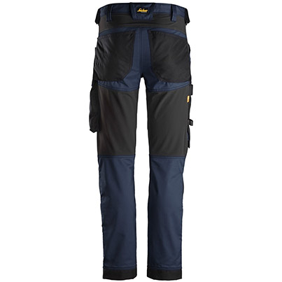 Snickers AllroundWork 6341 Men’s Navy Trousers with Kneepad Pockets