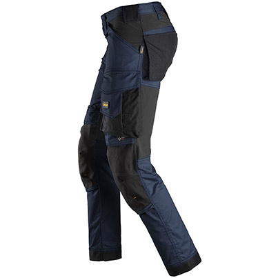 Snickers AllroundWork 6341 Men’s Navy Trousers with Kneepad Pockets