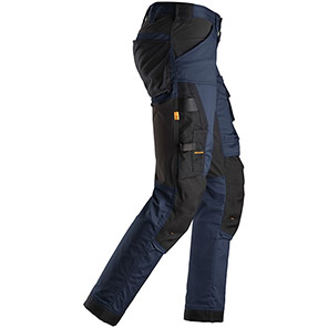 Snickers AllroundWork 6341 Men’s Navy Trousers with Kneepad Pockets