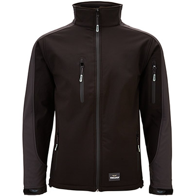 TROJAN Trail Black/Grey Softshell Jacket