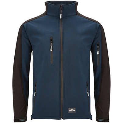 TROJAN Trail Navy/Black Softshell Jacket