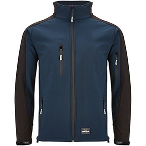 TROJAN Trail Navy/Black Softshell Jacket 4XL