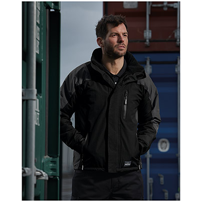 TROJAN Navigator Black/Grey Waterproof Jacket