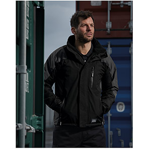 TROJAN Navigator Black/Grey Waterproof Jacket