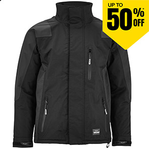 TROJAN Navigator Black/Grey Waterproof Jacket