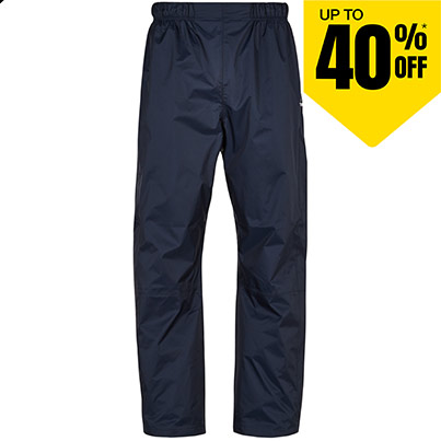 TROJAN Navy Waterproof Overtrousers