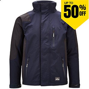 TROJAN Navigator Navy/Grey Waterproof Jacket