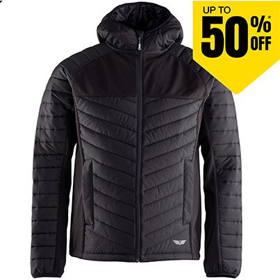 TROJAN Hybrid Men’s Black Jacket