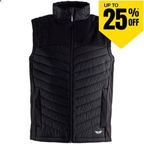 TROJAN Hybrid Men’s Black Body Warmer