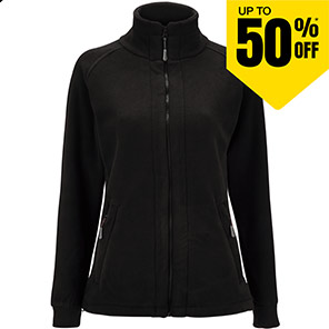 TROJAN Glacier Women’s Black Interactive Fleece Jacket