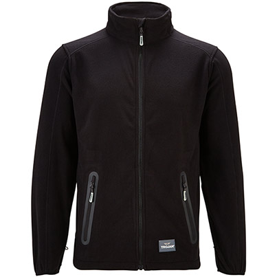 TROJAN Black Interactive Micro Fleece Jacket
