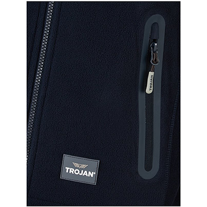 TROJAN Navy Interactive Micro Fleece Jacket