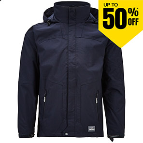 TROJAN Navy Interactive Shell Jacket 3XL