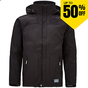 TROJAN Black Interactive Shell Jacket 3XL