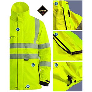 Arco Yellow Interactive GORE-TEX Hi-Vis Coat