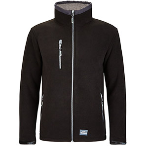 TROJAN Black/Grey Tradesman Fleece Jacket