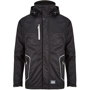 TROJAN Black 3-in-1 Waterproof Jacket