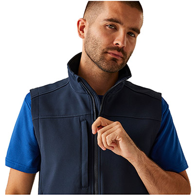 Regatta Flux Men’s Navy Softshell Body Warmer