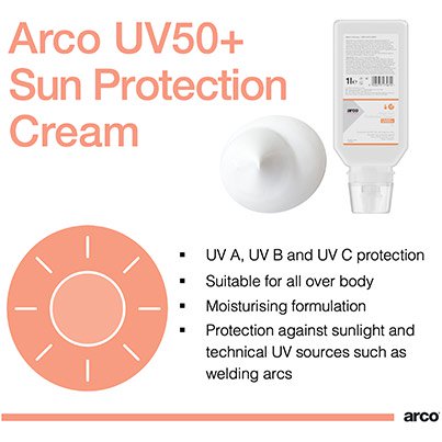 Arco UV50+ Sun Protection Cream 1L