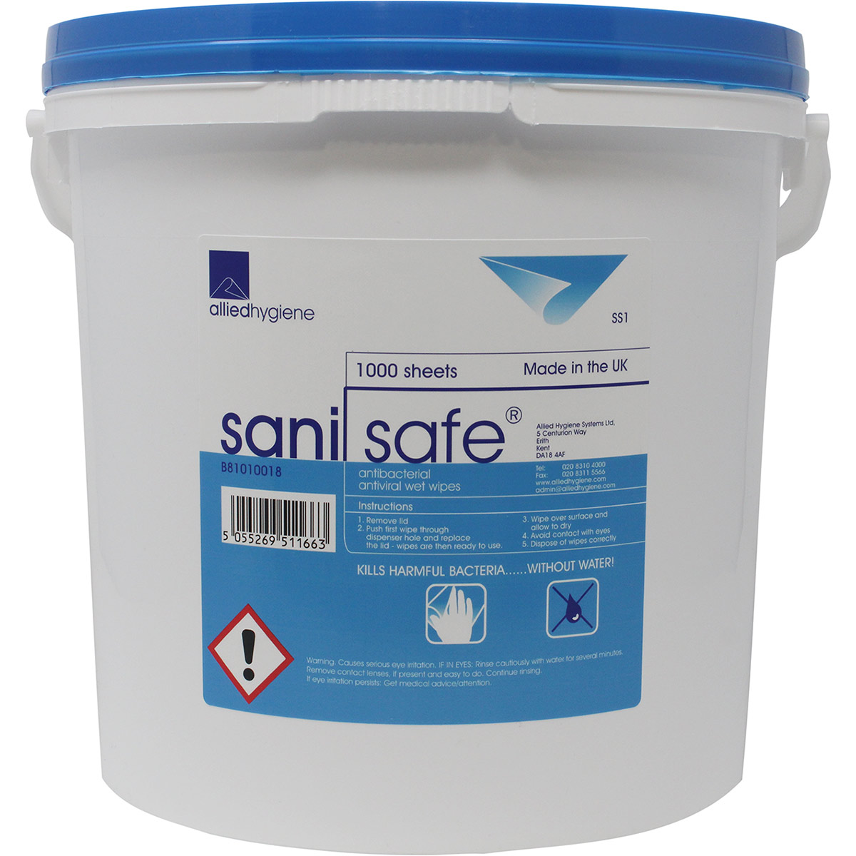 Sanisafe Antibacterial Wet Wipes Allied Wet Wipes Arco