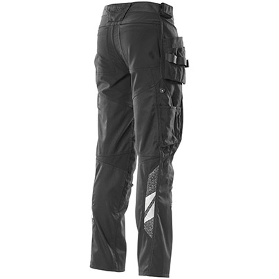 MASCOT ACCELERATE 18531 Men’s Black Work Trousers with Holster Pockets