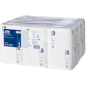 Tork Xpress Universal H2 Blue Z-Fold Paper Towel Pack (Case of 12)