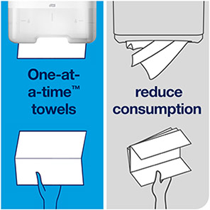 Tork Universal H3 Single-Fold White Paper Towel Pack