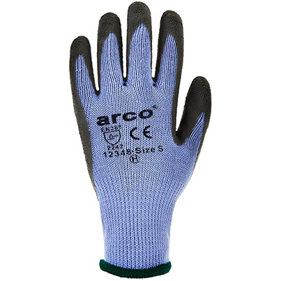 Arco Thermogrip Latex-Coated Work Gloves (Pack of 12 Pairs)