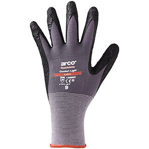 Arco Comfort Light Latex-Coated Work Gloves 10