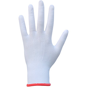 Arco White 13G Liner Gloves 10
