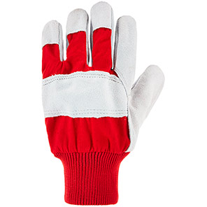 Arco Knitted-Cuff Split-Leather Rigger Gloves 10