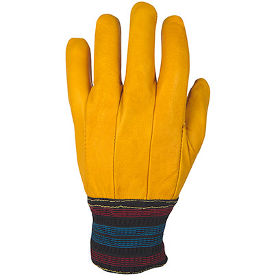 Arco Grain-Leather Driving Gloves with Knitted Cuffs (Pack of 10 Pairs)