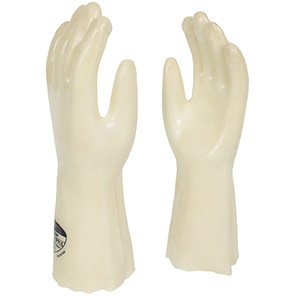 Polyco Vyclear Clear 35cm PVC Chemical-Resistant Gloves