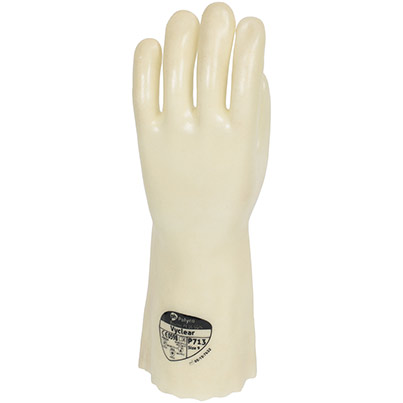 Polyco Vyclear Clear 35cm PVC Chemical-Resistant Gloves
