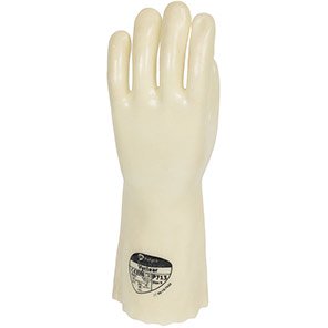 Polyco Vyclear Clear 35cm PVC Chemical-Resistant Gloves 10