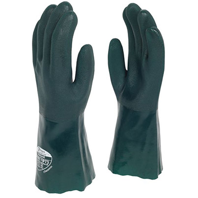 Polyco Polysol Green 35cm PVC Chemical-Resistant Gloves